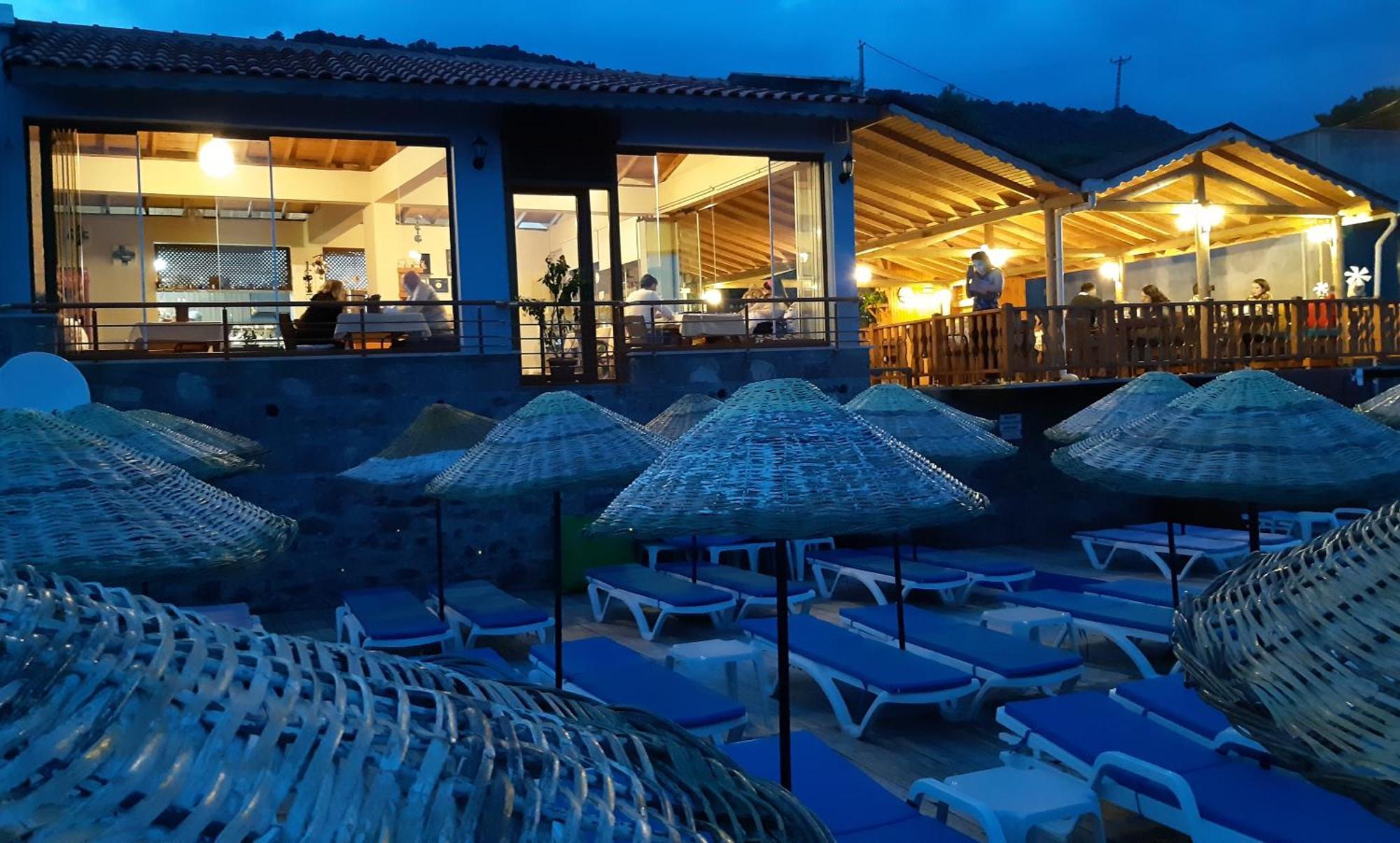 Assos Nazan Motel Restoran Beach Sokakagzi Kültér fotó